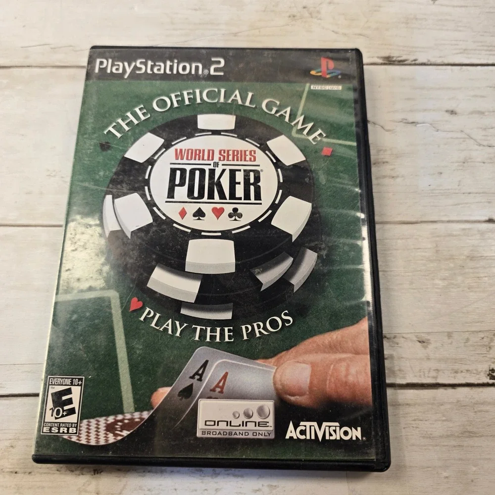 World Series of Poker PlayStation 2 PS2 Game Activision WSOP Official Game CIB